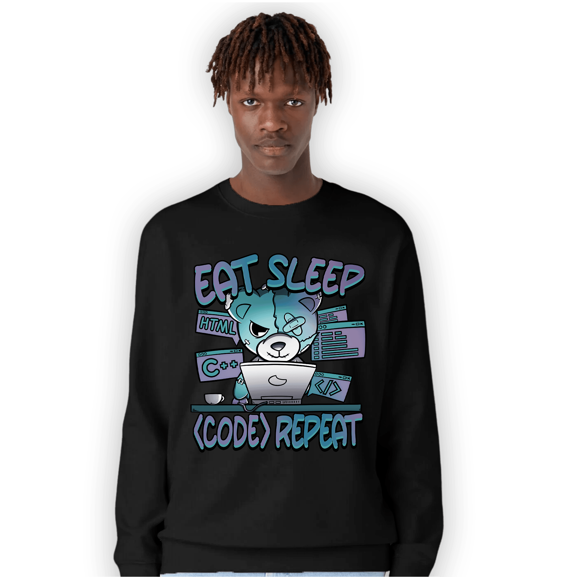 Low Love Letter 14s Sweatshirt Match Eat Sleep Code BER - NastyJamz