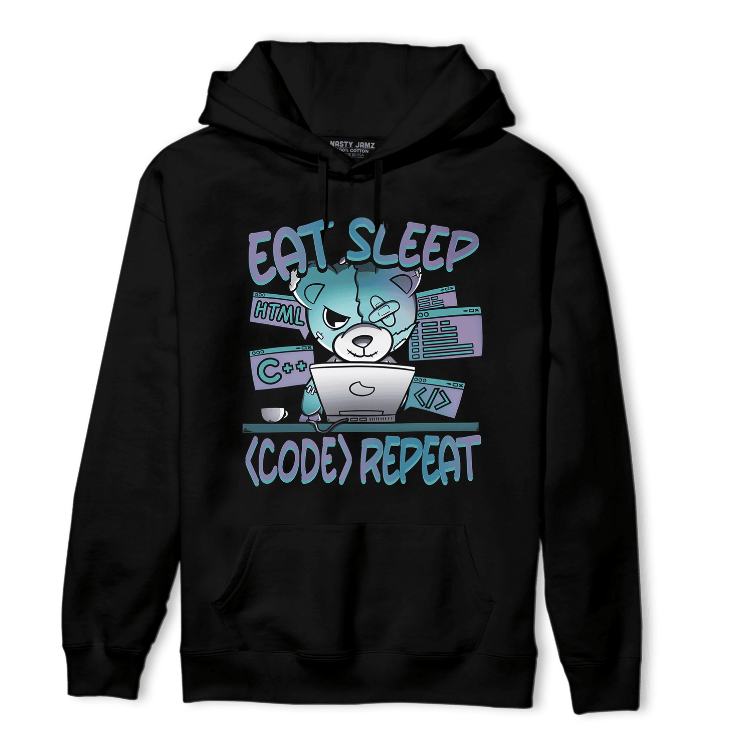 Low Love Letter 14s Hoodie Match Eat Sleep Code BER - NastyJamz