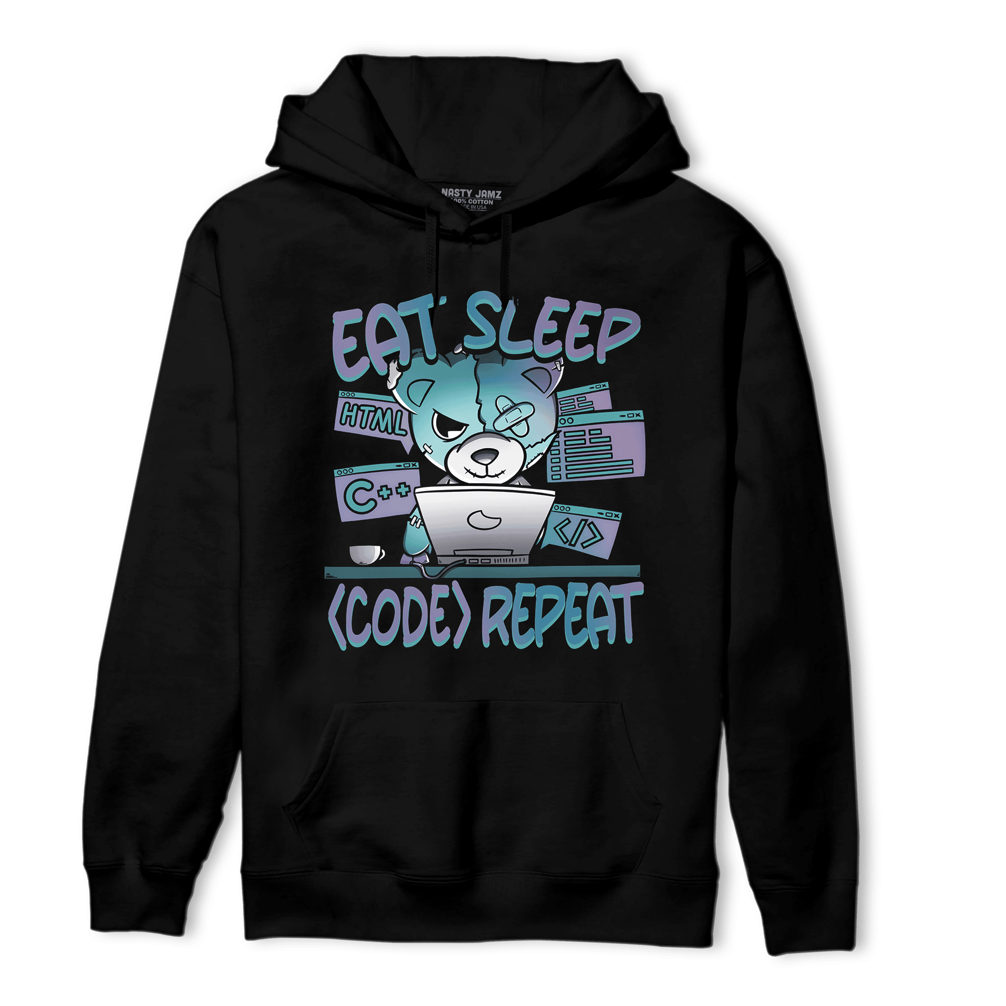 Low Love Letter 14s Hoodie Match Eat Sleep Code BER - NastyJamz