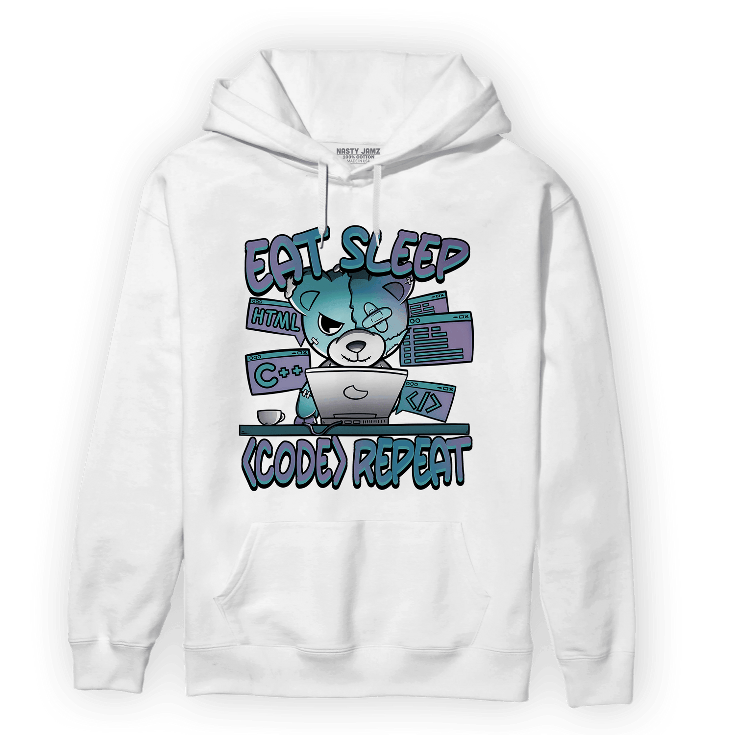 Low Love Letter 14s Hoodie Match Eat Sleep Code BER - NastyJamz