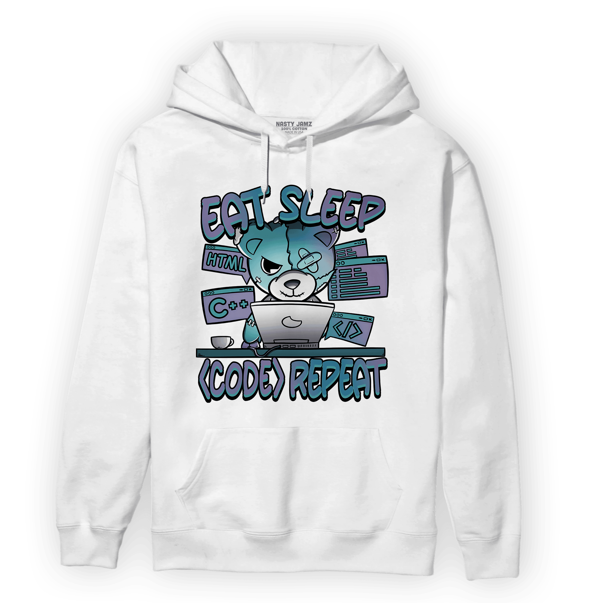 Low Love Letter 14s Hoodie Match Eat Sleep Code BER - NastyJamz