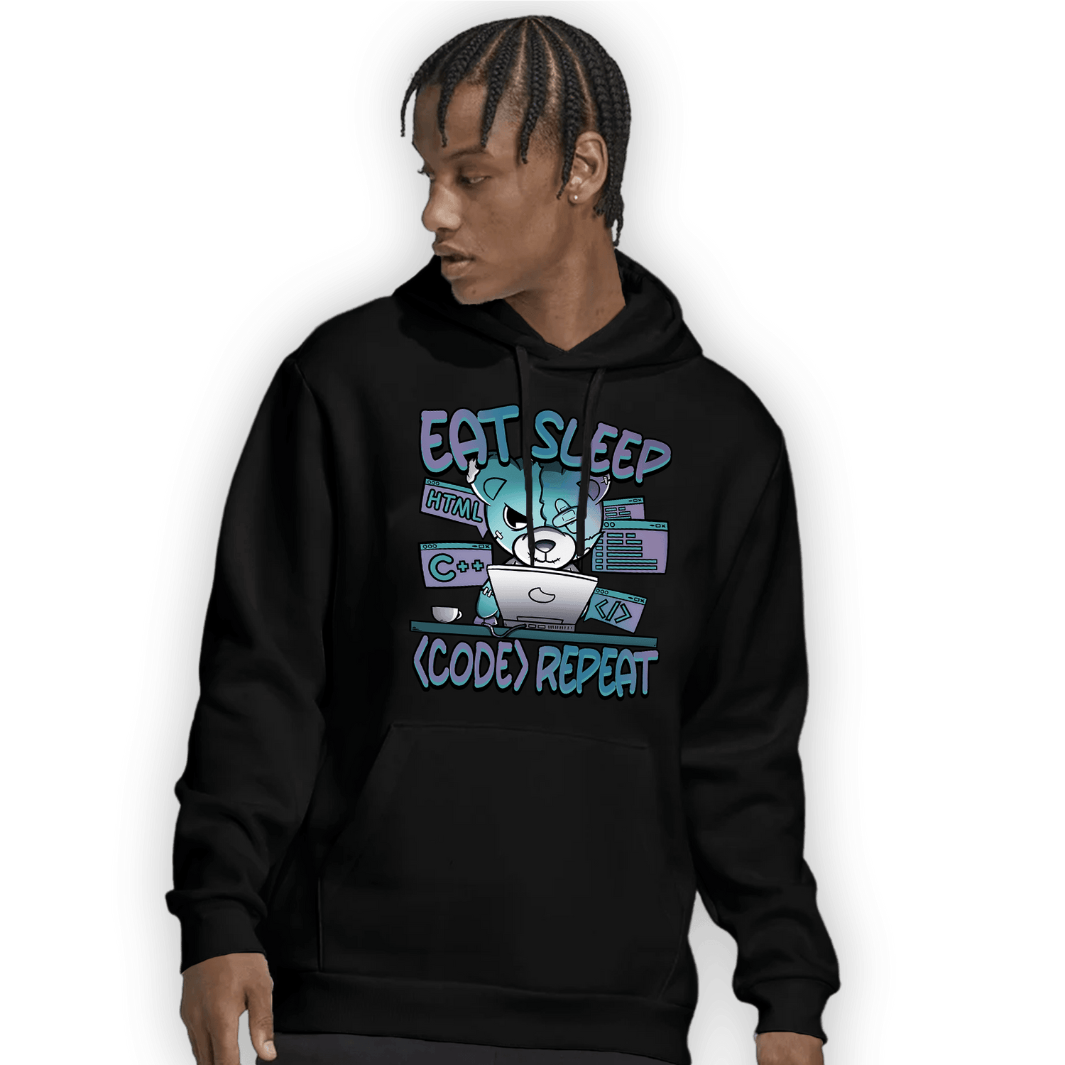 Low Love Letter 14s Hoodie Match Eat Sleep Code BER - NastyJamz