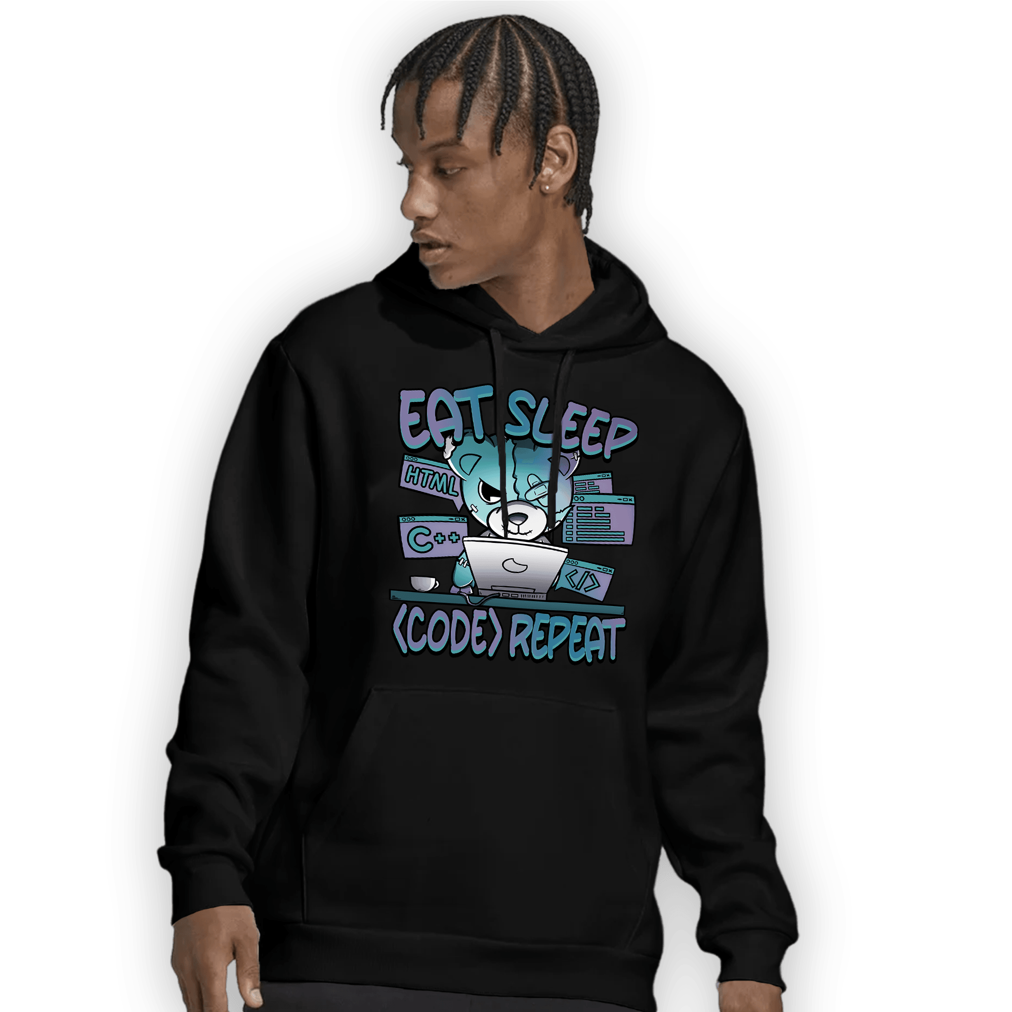Low Love Letter 14s Hoodie Match Eat Sleep Code BER - NastyJamz