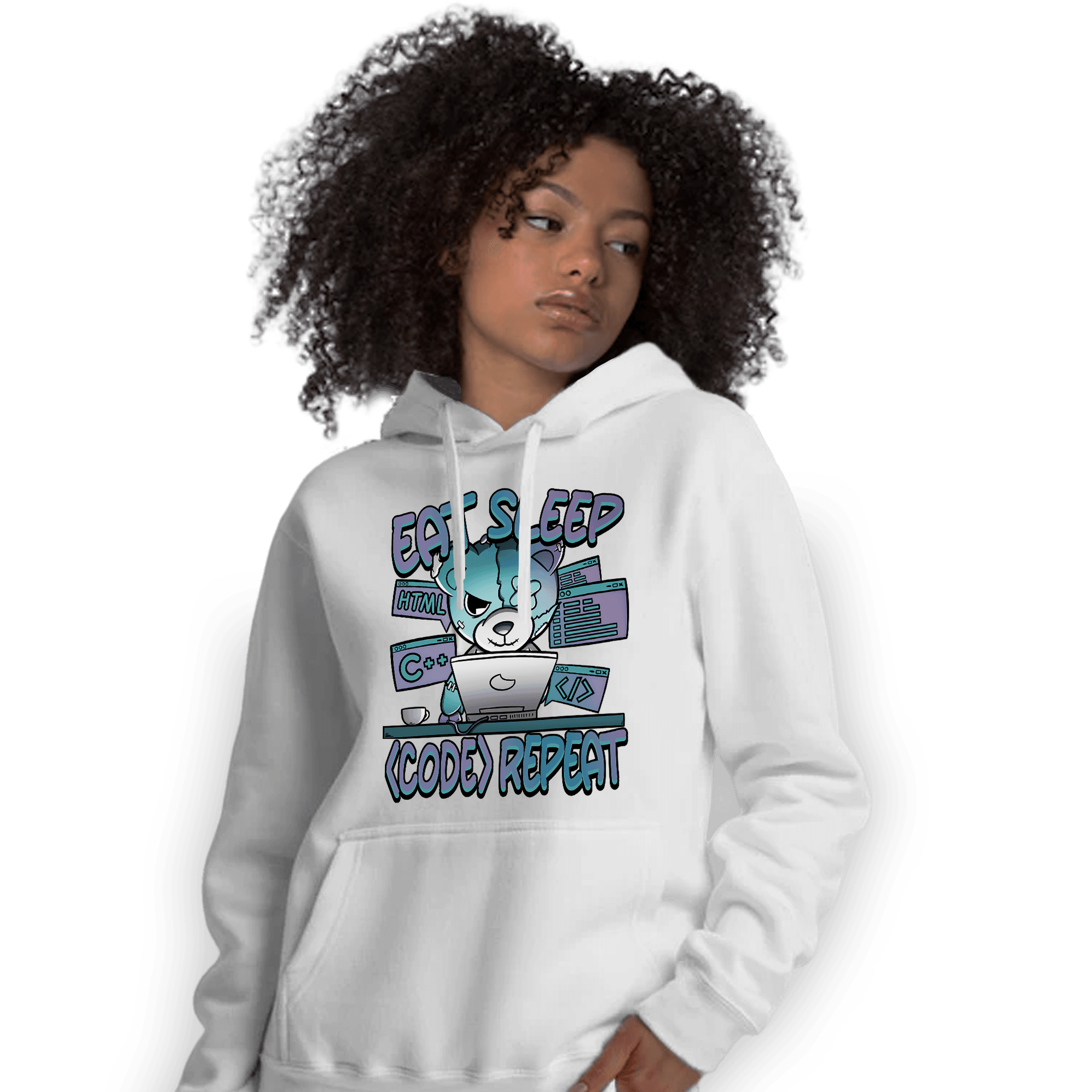 Low Love Letter 14s Hoodie Match Eat Sleep Code BER - NastyJamz