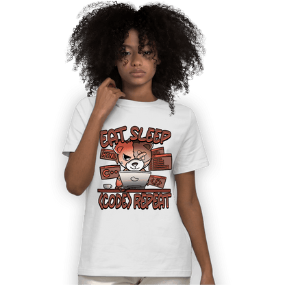 High OG Dusted Clay 1s T Shirt Match Eat Sleep Code BER - NastyJamz