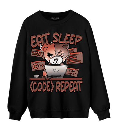 High OG Dusted Clay 1s Sweatshirt Match Eat Sleep Code BER - NastyJamz