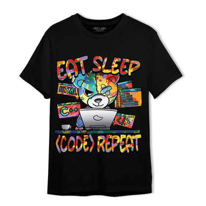 Mid GS Six Championships 1s T Shirt Match Eat Sleep Code BER - NastyJamz