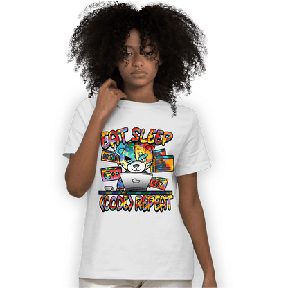 Mid GS Six Championships 1s T Shirt Match Eat Sleep Code BER - NastyJamz