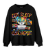 Mid GS Six Championships 1s Sweatshirt Match Eat Sleep Code BER - NastyJamz