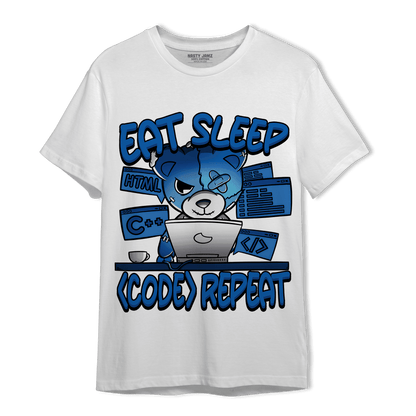 Royal Reimagined 1s T Shirt Match Eat Sleep Code BER - NastyJamz