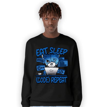Royal Reimagined 1s Sweatshirt Match Eat Sleep Code BER - NastyJamz