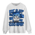 University Blue Toe 1s Sweatshirt Match Eat Sleep Code BER - NastyJamz