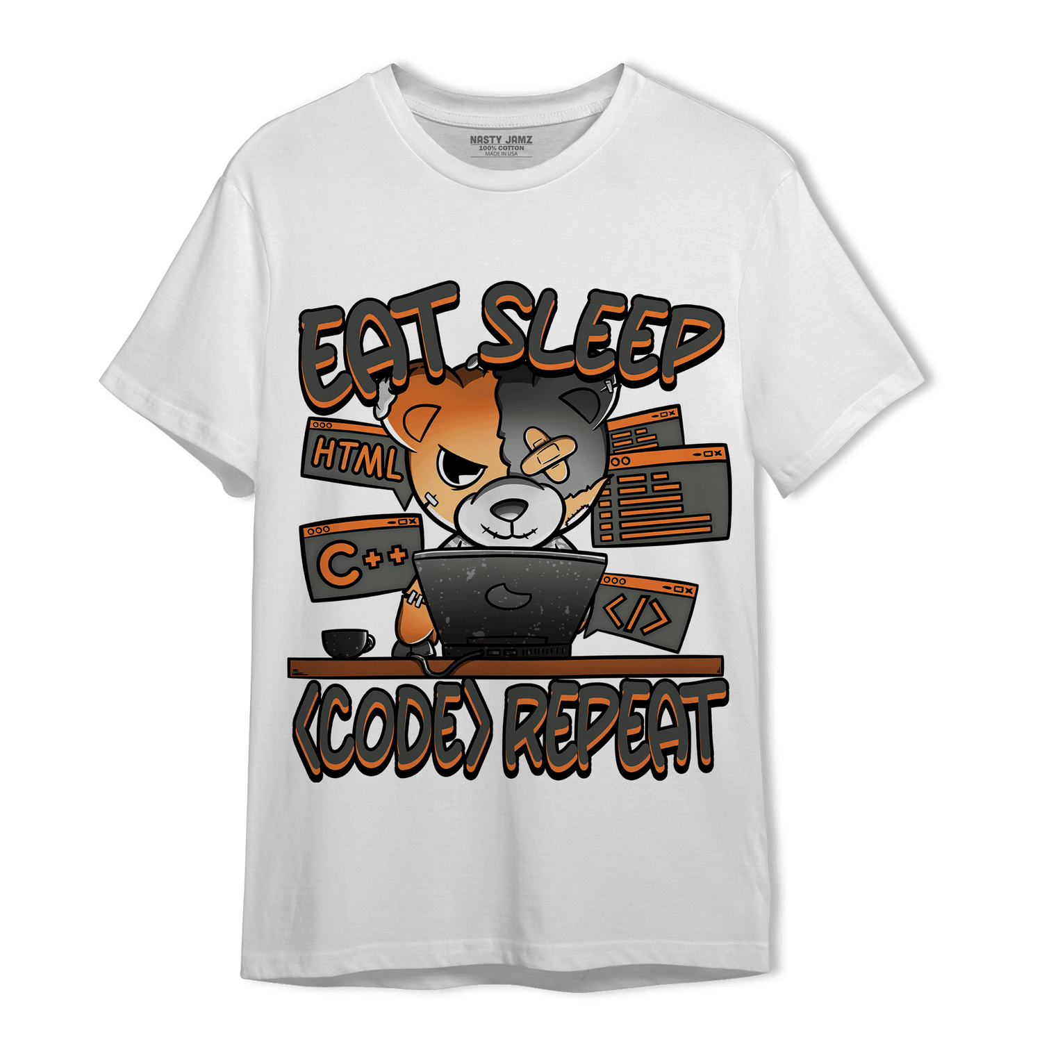 Fear Pack 3s T Shirt Match Eat Sleep Code BER - NastyJamz
