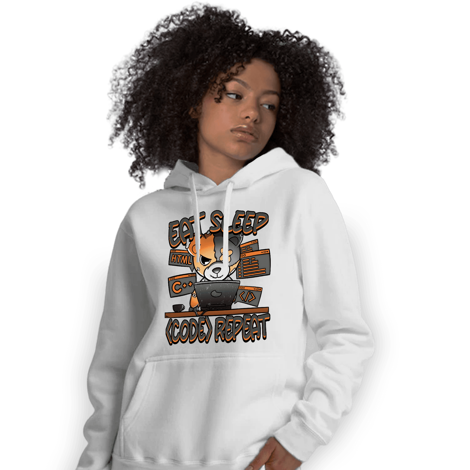 Fear Pack 3s Hoodie Match Eat Sleep Code BER - NastyJamz