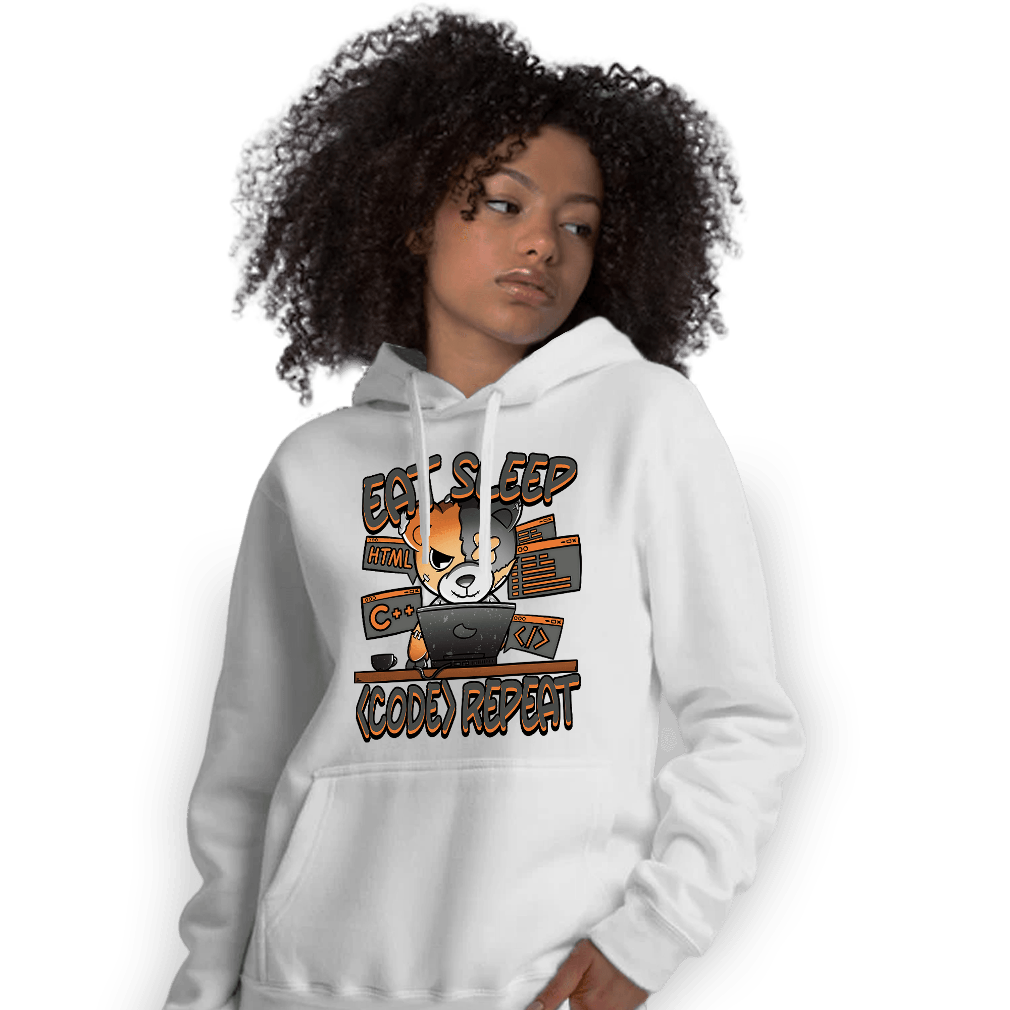 Fear Pack 3s Hoodie Match Eat Sleep Code BER - NastyJamz