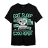 Green Glow 3s T Shirt Match Eat Sleep Code BER - NastyJamz
