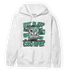 Green Glow 3s Hoodie Match Eat Sleep Code BER - NastyJamz