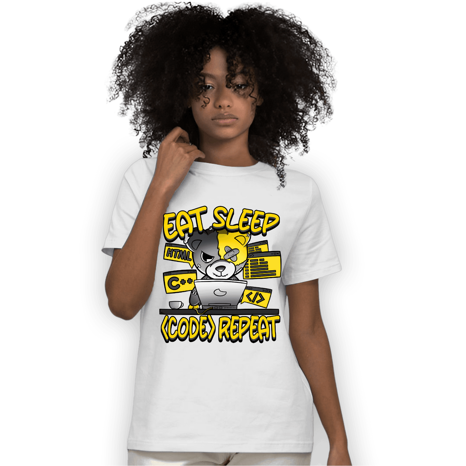Thunder 4s T Shirt Match Eat Sleep Code BER - NastyJamz