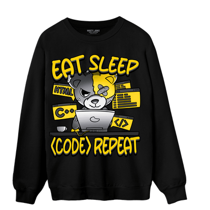 Thunder 4s Sweatshirt Match Eat Sleep Code BER - NastyJamz