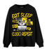 Thunder 4s Sweatshirt Match Eat Sleep Code BER - NastyJamz