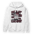 Burgundy 5s Hoodie Match Eat Sleep Code BER - NastyJamz
