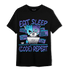 Aqua 6s T Shirt Match Eat Sleep Code BER - NastyJamz