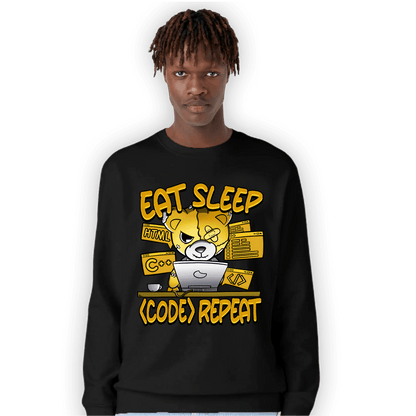 Yellow Ochre 6s Sweatshirt Match Eat Sleep Code BER - NastyJamz