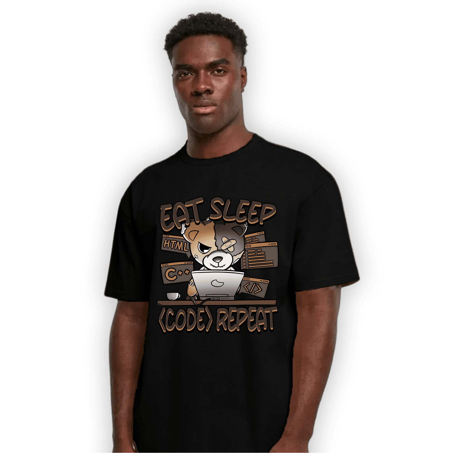 Jumpman Jack T Shirt Match Eat Sleep Code BER - NastyJamz