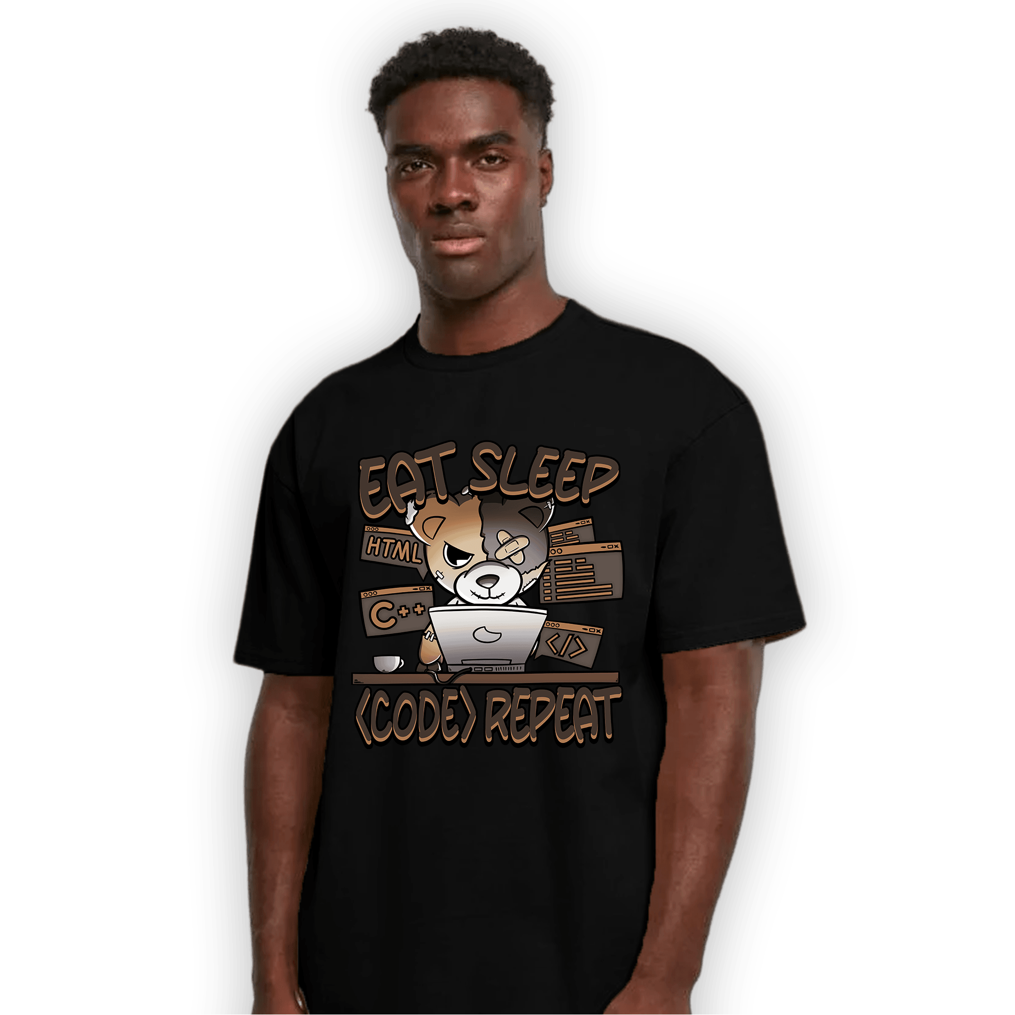 Jumpman Jack T Shirt Match Eat Sleep Code BER - NastyJamz