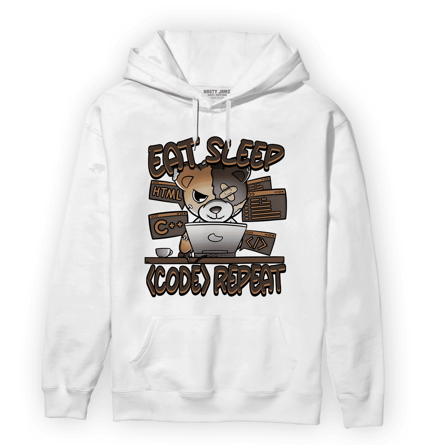 Jumpman Jack Hoodie Match Eat Sleep Code BER - NastyJamz