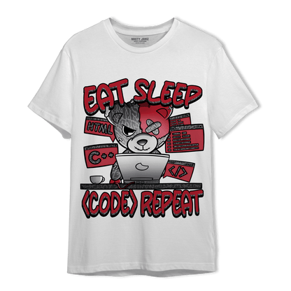 Spizike Low Bred T Shirt Match Eat Sleep Code BER - NastyJamz