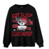 Spizike Low Bred Sweatshirt Match Eat Sleep Code BER - NastyJamz