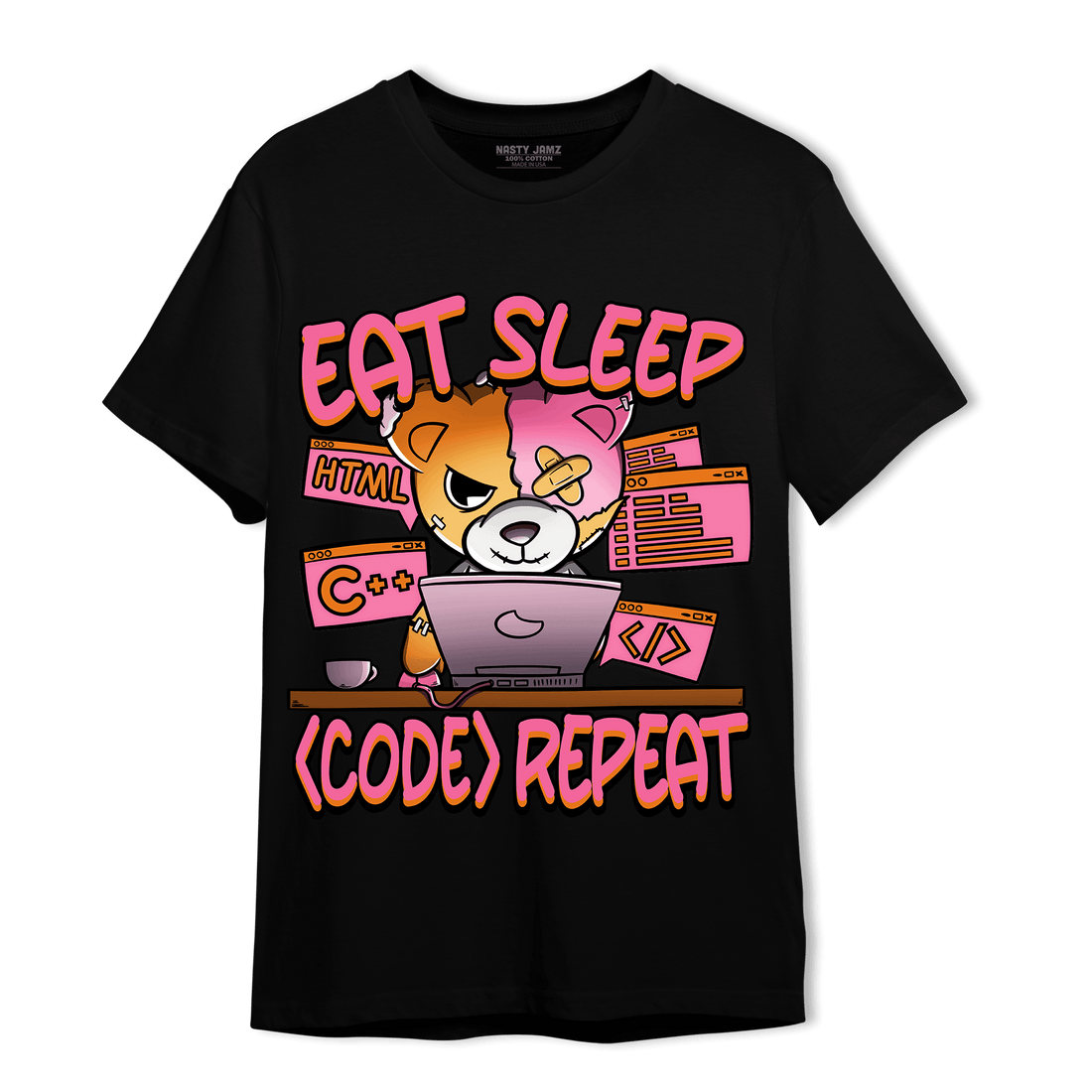 SB Dunk Blossom T Shirt Match Eat Sleep Code BER - NastyJamz