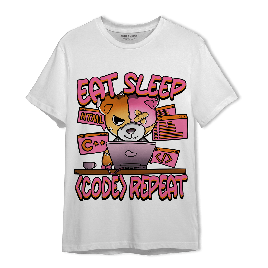 SB Dunk Blossom T Shirt Match Eat Sleep Code BER - NastyJamz
