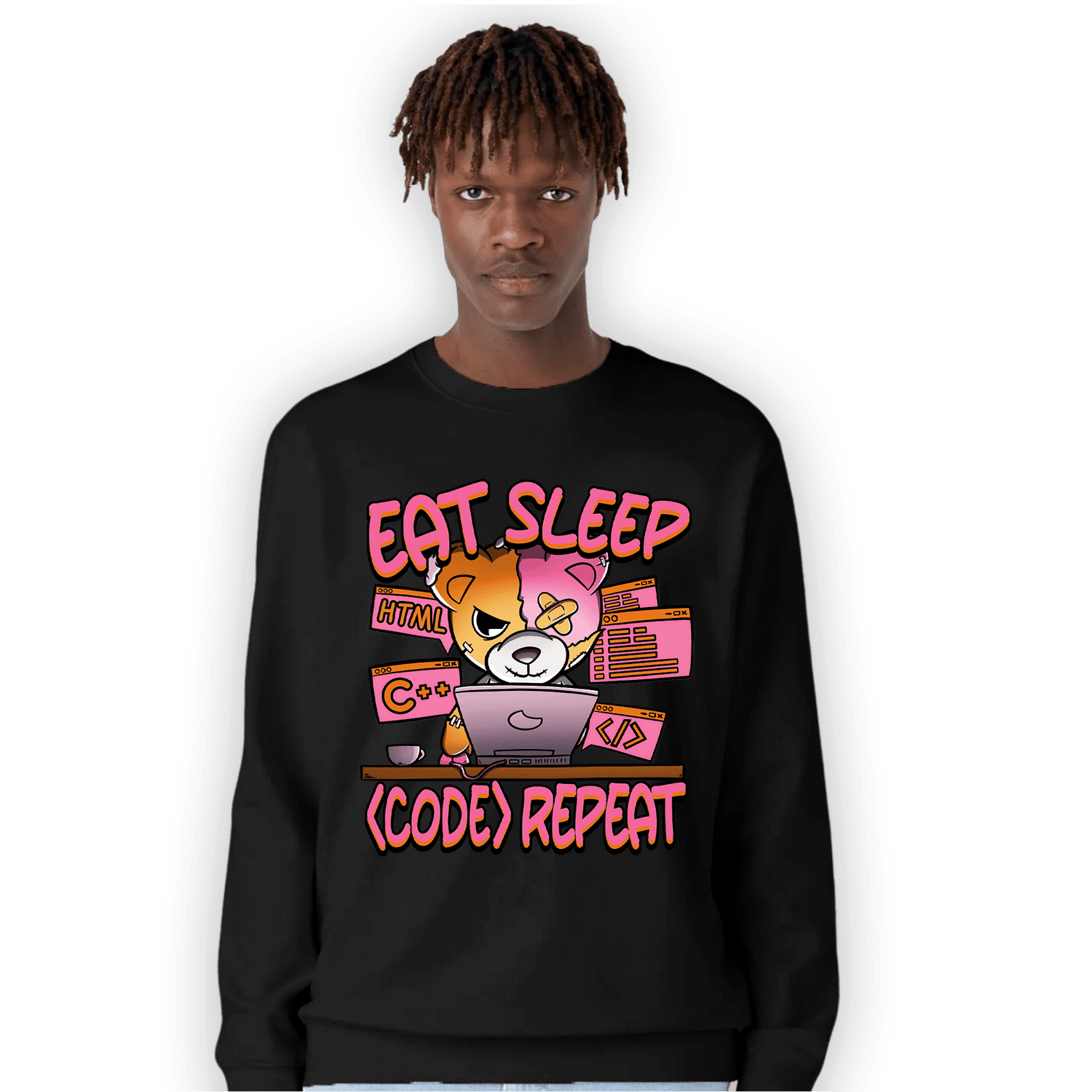 SB Dunk Blossom Sweatshirt Match Eat Sleep Code BER - NastyJamz