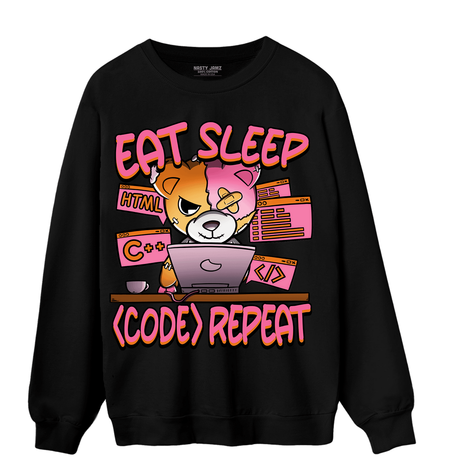 SB Dunk Blossom Sweatshirt Match Eat Sleep Code BER - NastyJamz