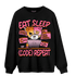 SB Dunk Blossom Sweatshirt Match Eat Sleep Code BER - NastyJamz