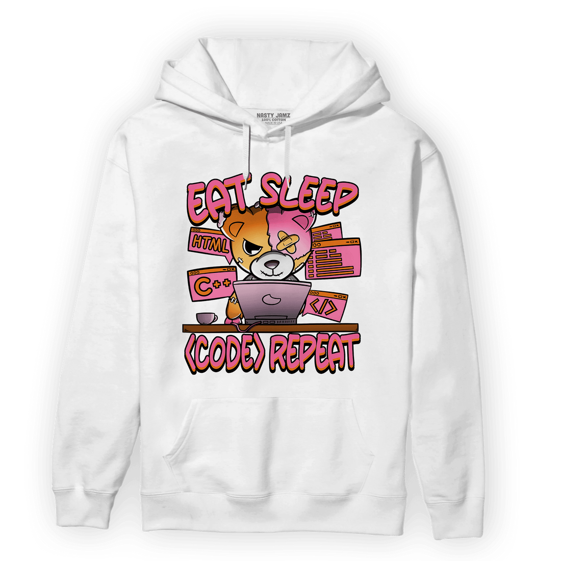 SB Dunk Blossom Hoodie Match Eat Sleep Code BER - NastyJamz