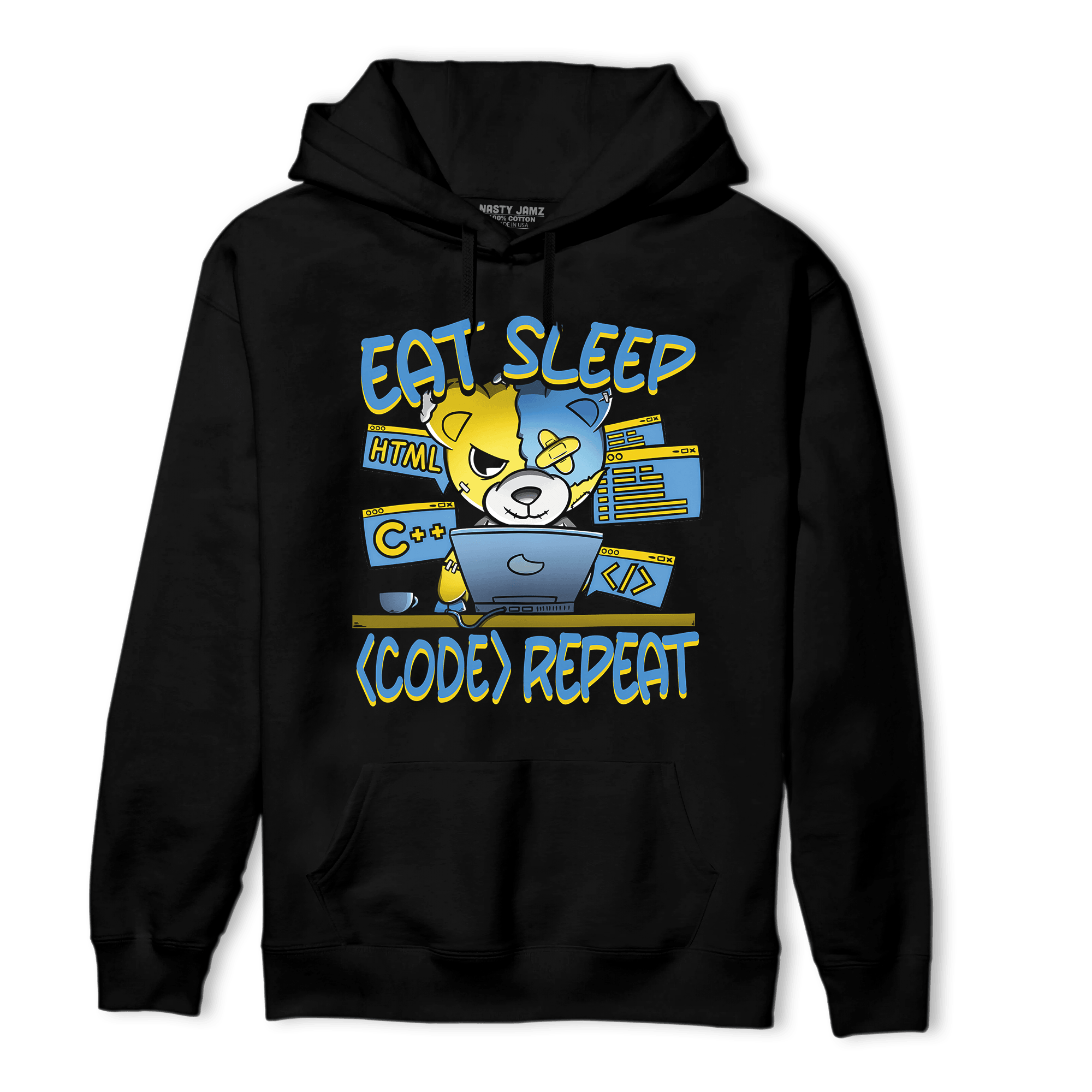 SB Dunk Bubbles Hoodie Match Eat Sleep Code BER - NastyJamz