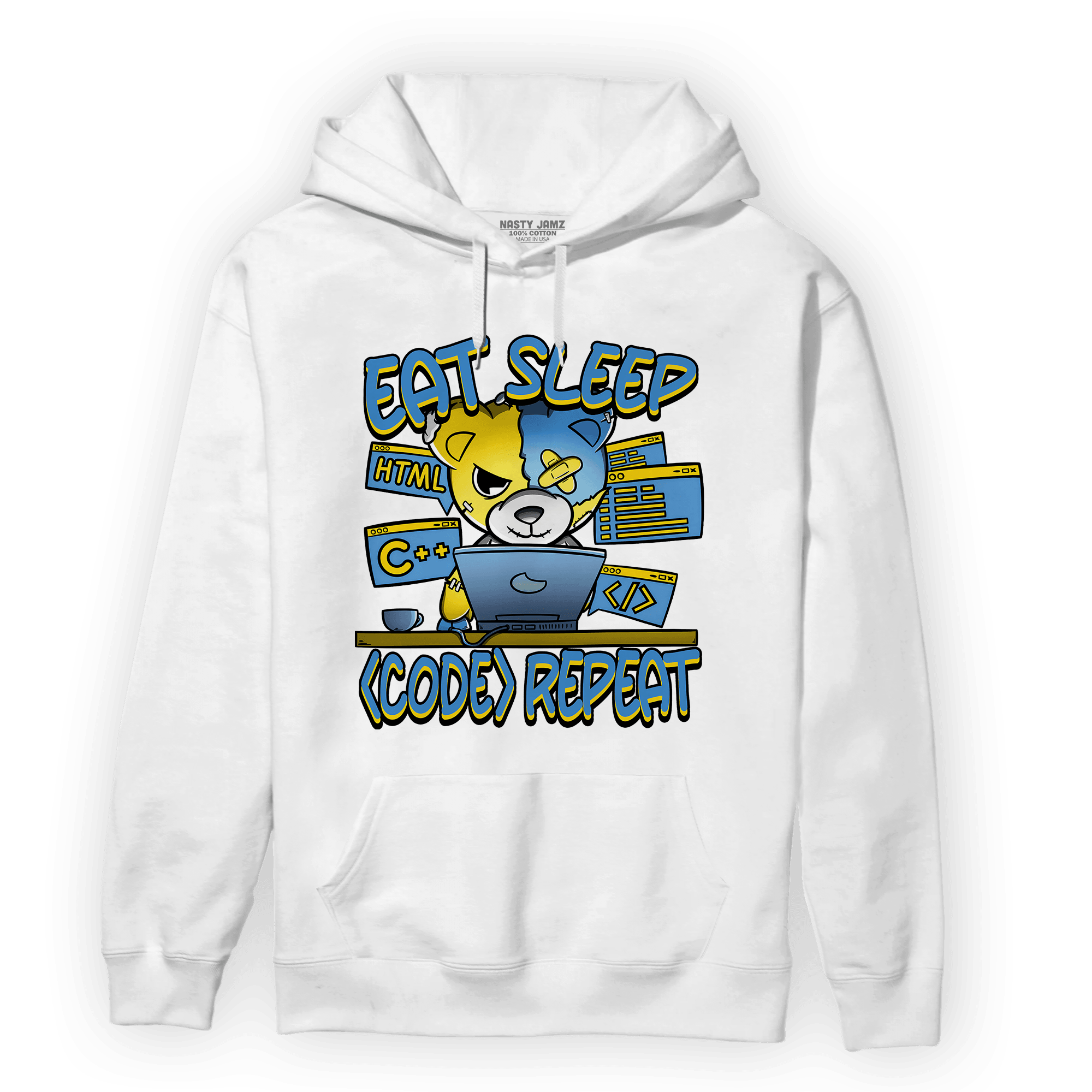 SB Dunk Bubbles Hoodie Match Eat Sleep Code BER - NastyJamz