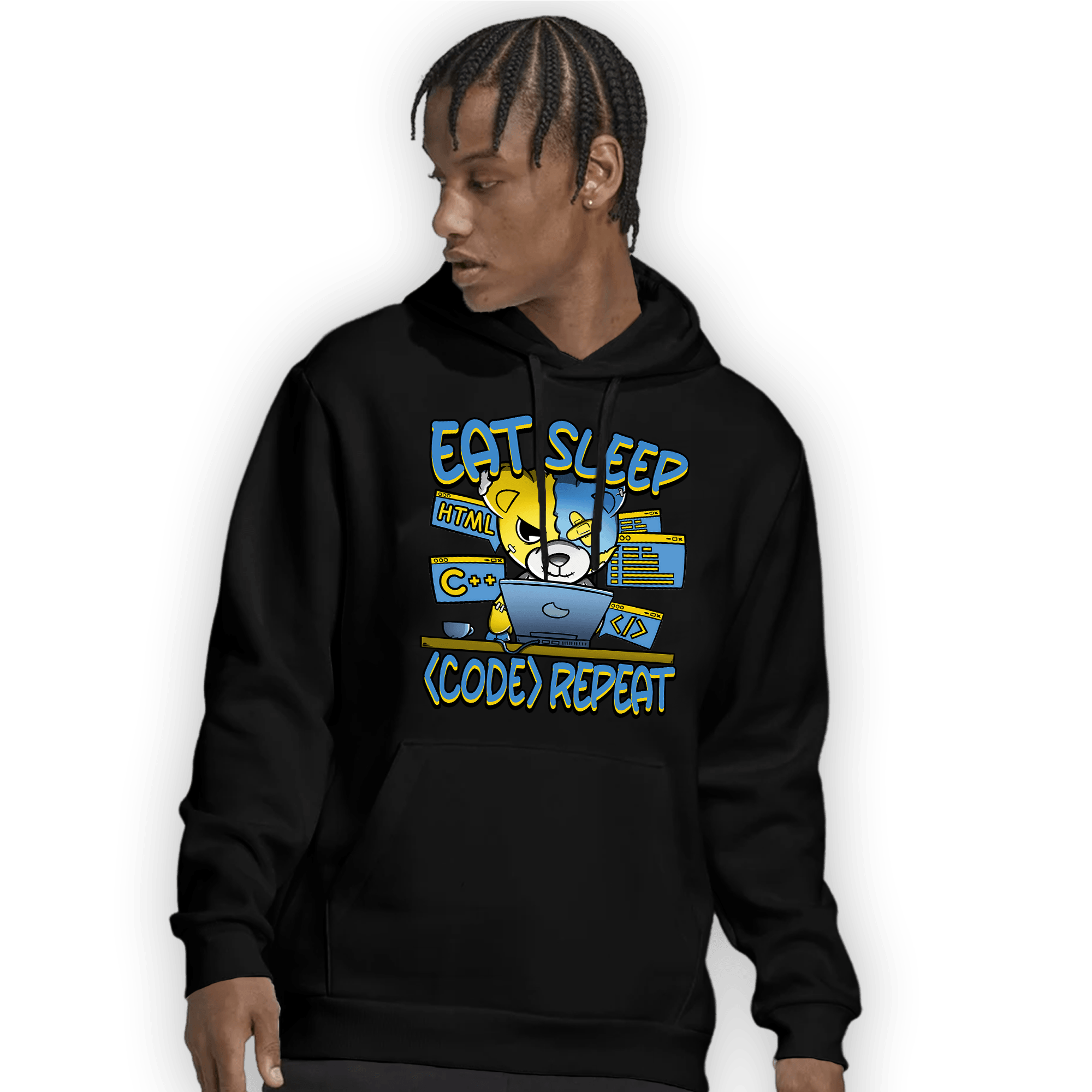 SB Dunk Bubbles Hoodie Match Eat Sleep Code BER - NastyJamz