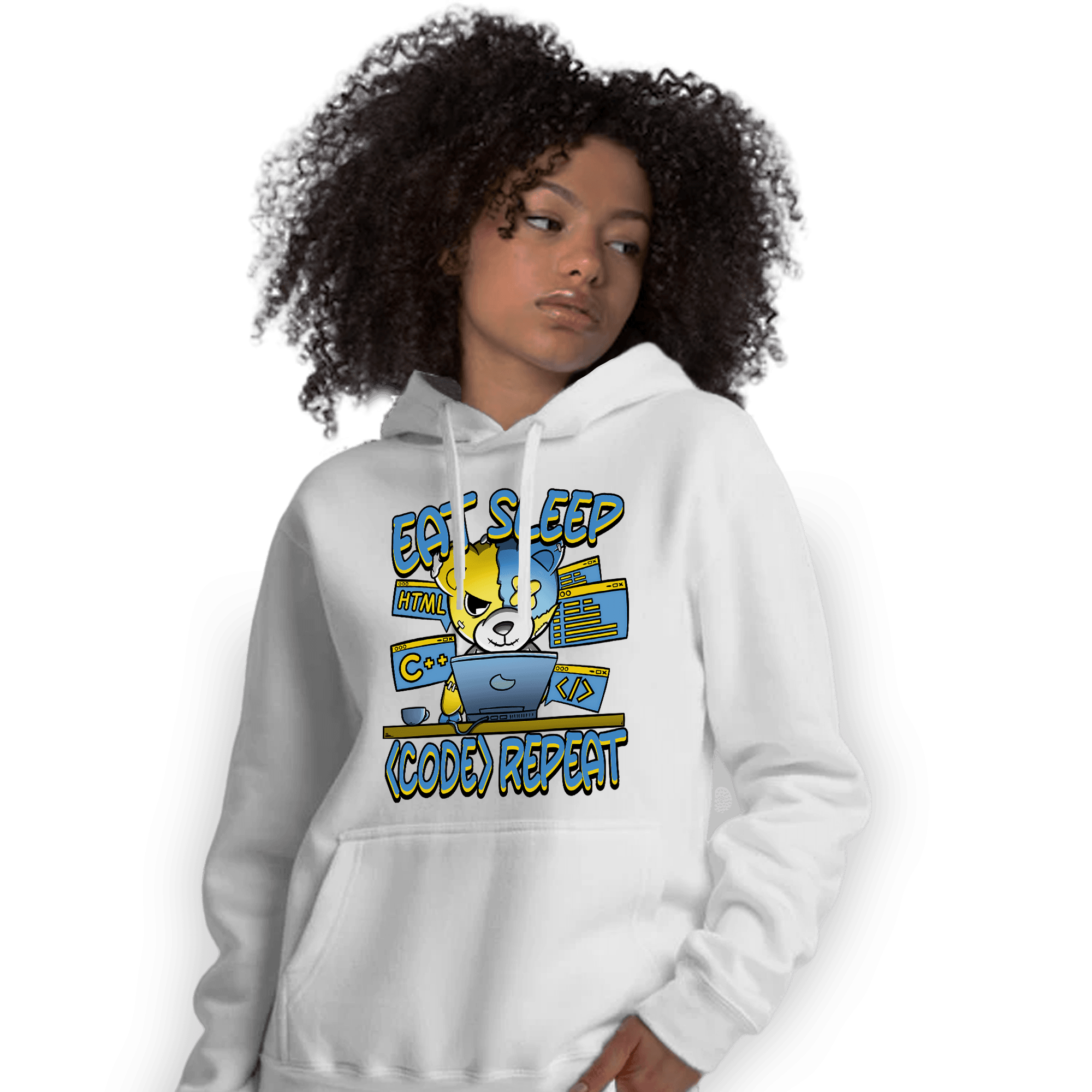 SB Dunk Bubbles Hoodie Match Eat Sleep Code BER - NastyJamz
