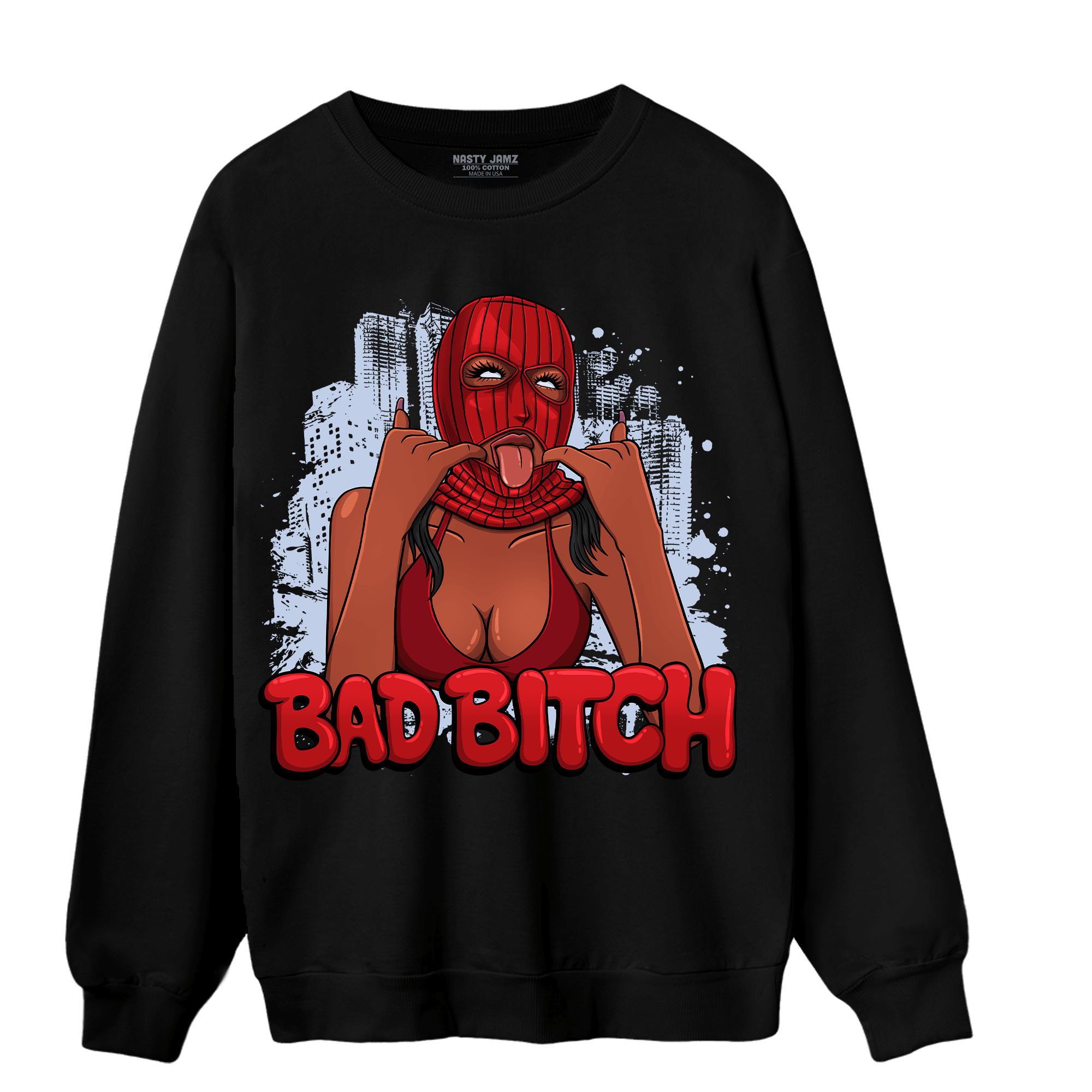 Cherry 11s Sweatshirt Match Gangster Bad Bitch - NastyJamz