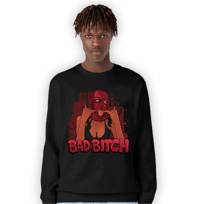 Cherry 12s Sweatshirt Match Gangster Bad Bitch - NastyJamz