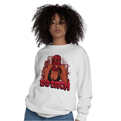 Cherry 12s Sweatshirt Match Gangster Bad Bitch - NastyJamz