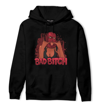 Cherry 12s Hoodie Match Gangster Bad Bitch - NastyJamz