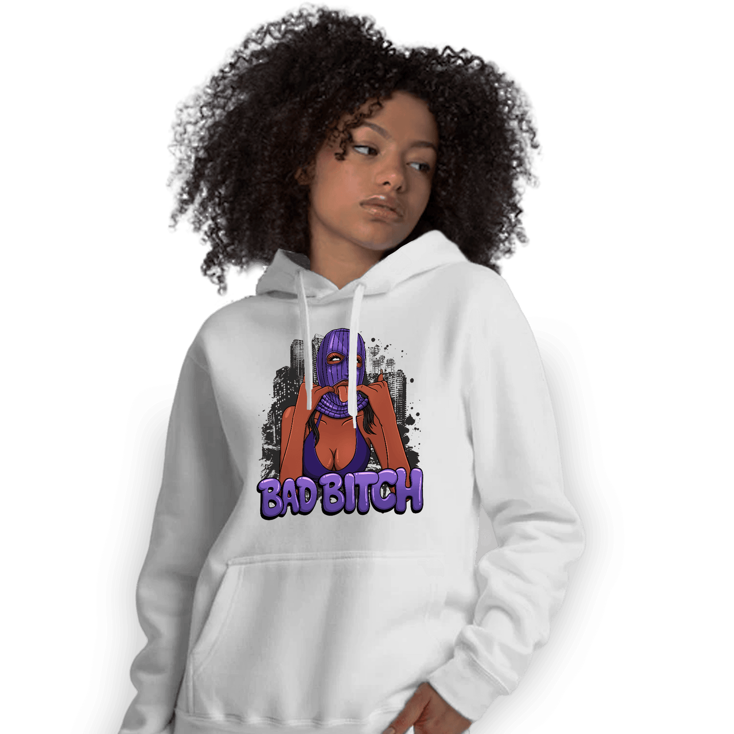 Field Purple 12s Hoodie Match Gangster Bad Bitch - NastyJamz