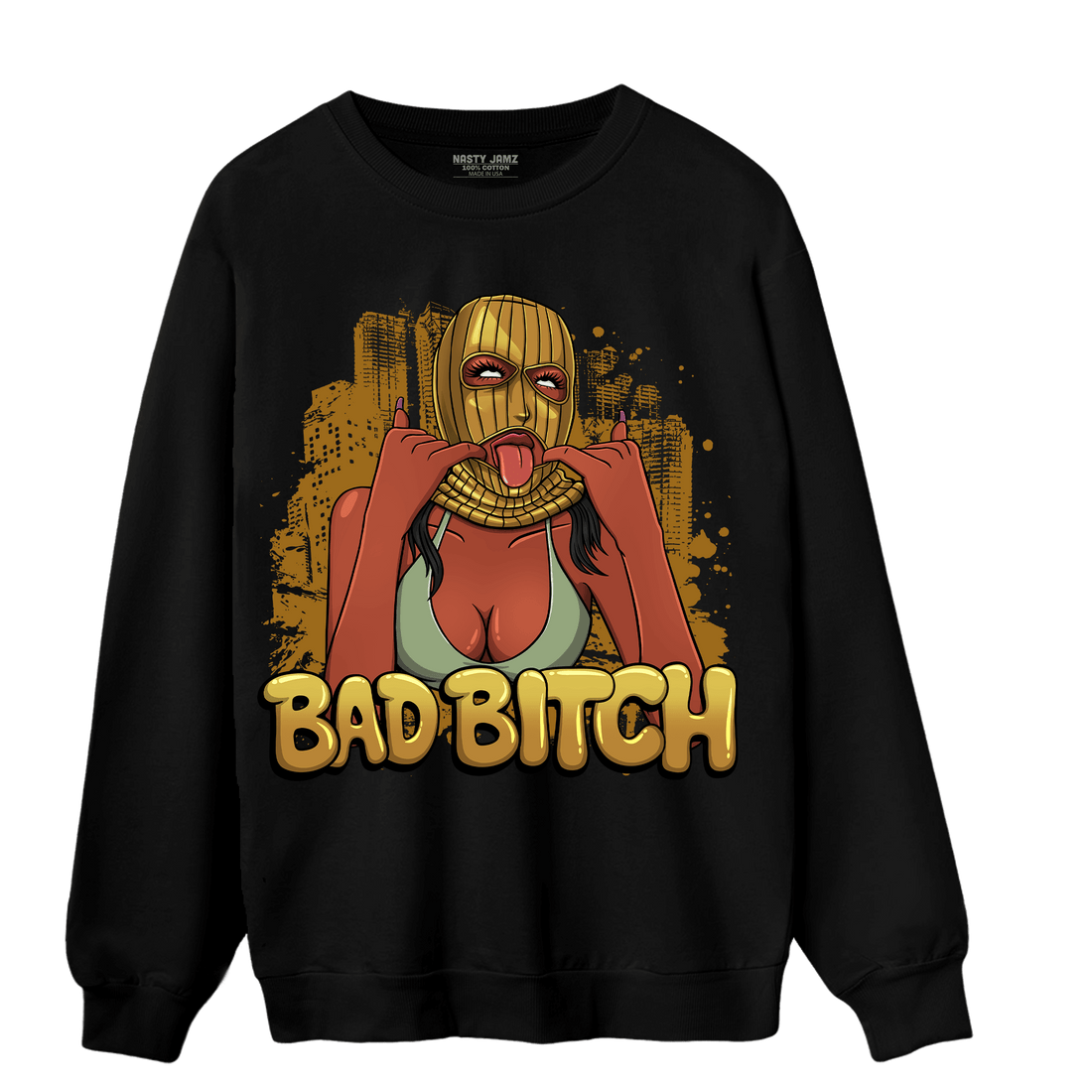Wheat 13s Sweatshirt Match Gangster Bad Bitch - NastyJamz
