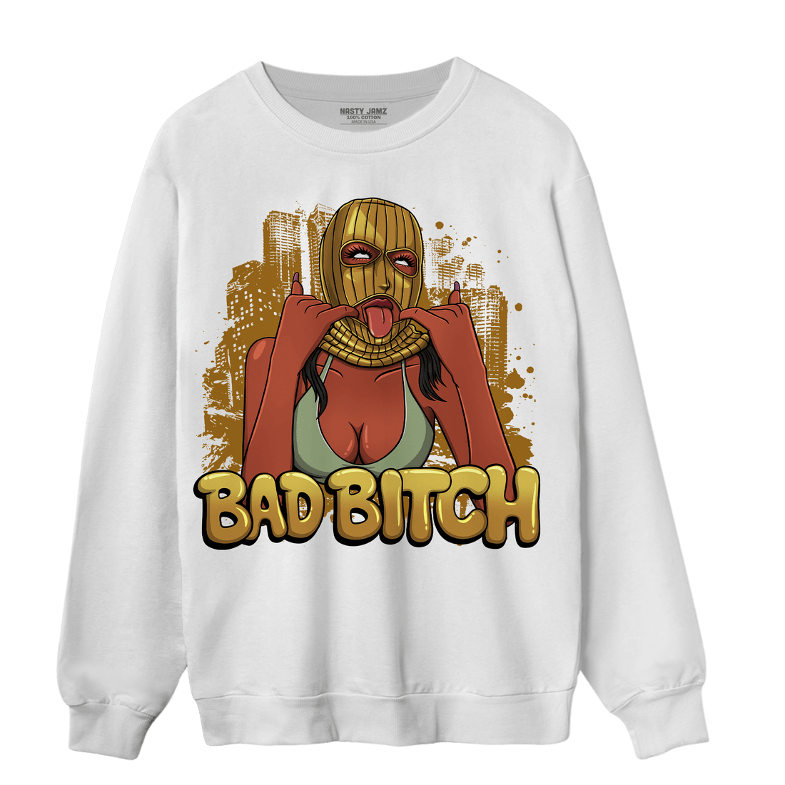 Wheat 13s Sweatshirt Match Gangster Bad Bitch - NastyJamz
