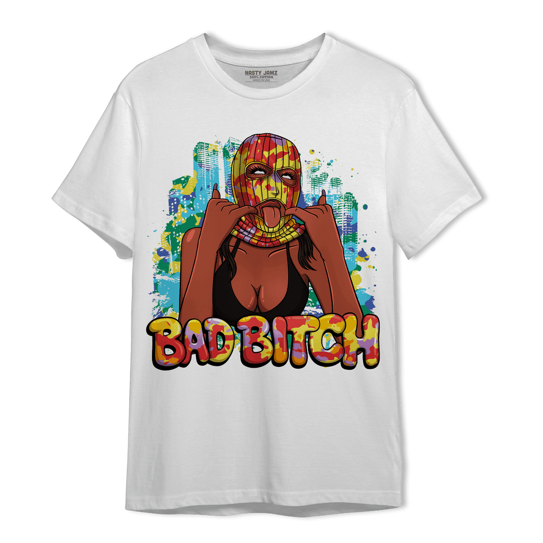 Mid GS Six Championships 1s T Shirt Match Gangster Bad Bitch - NastyJamz